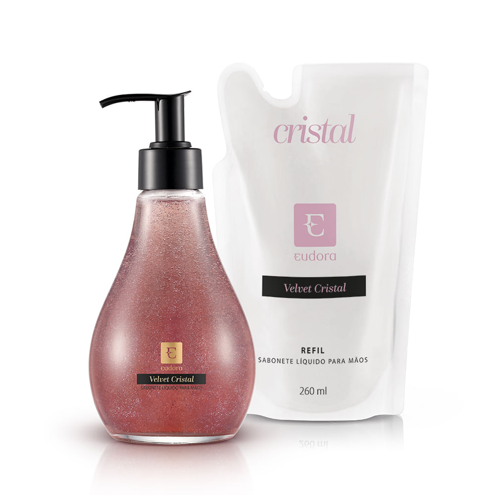 Kit Velvet Cristal Sabonete Líquido + Refil