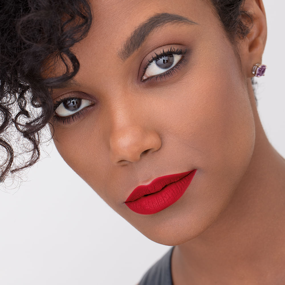 Batom Líquido Matefix Glam Vermelho Deslumbrante 5,4g
