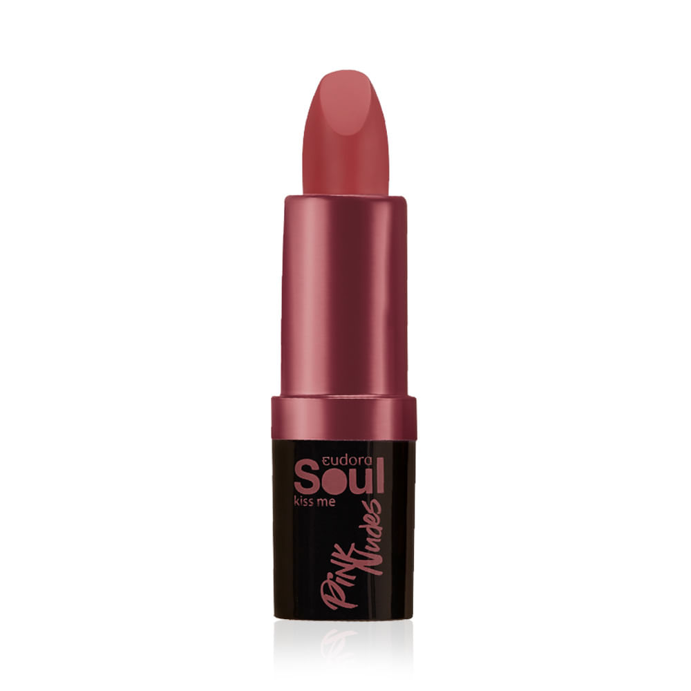 Batom Matte Soul Kiss Me Pink Fumê Menor preço em Batom Matte Soul Kiss Me Pink Fumê
