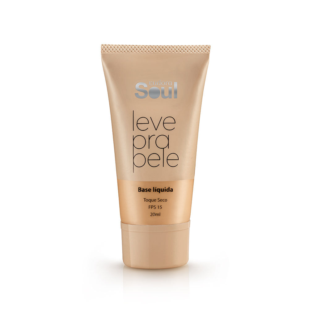 Base Líquida Soul Leve Pra Pele Bege Escuro 1 20ml